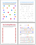 Eye Tracking Assessment Sample Pages
