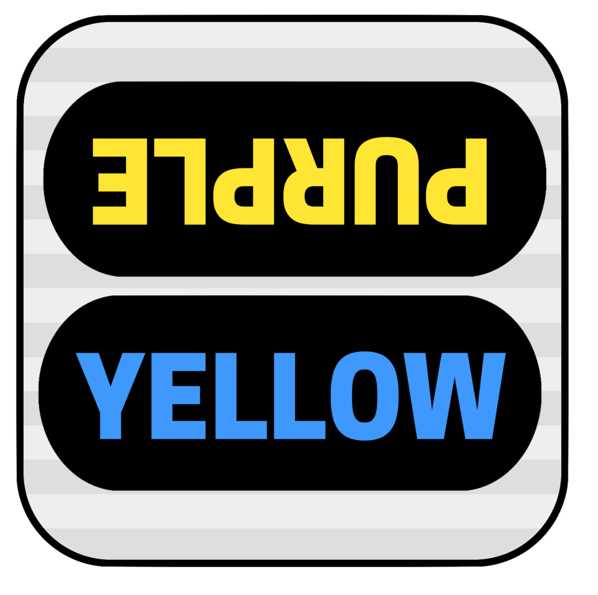 Blue and yellow focus playing card