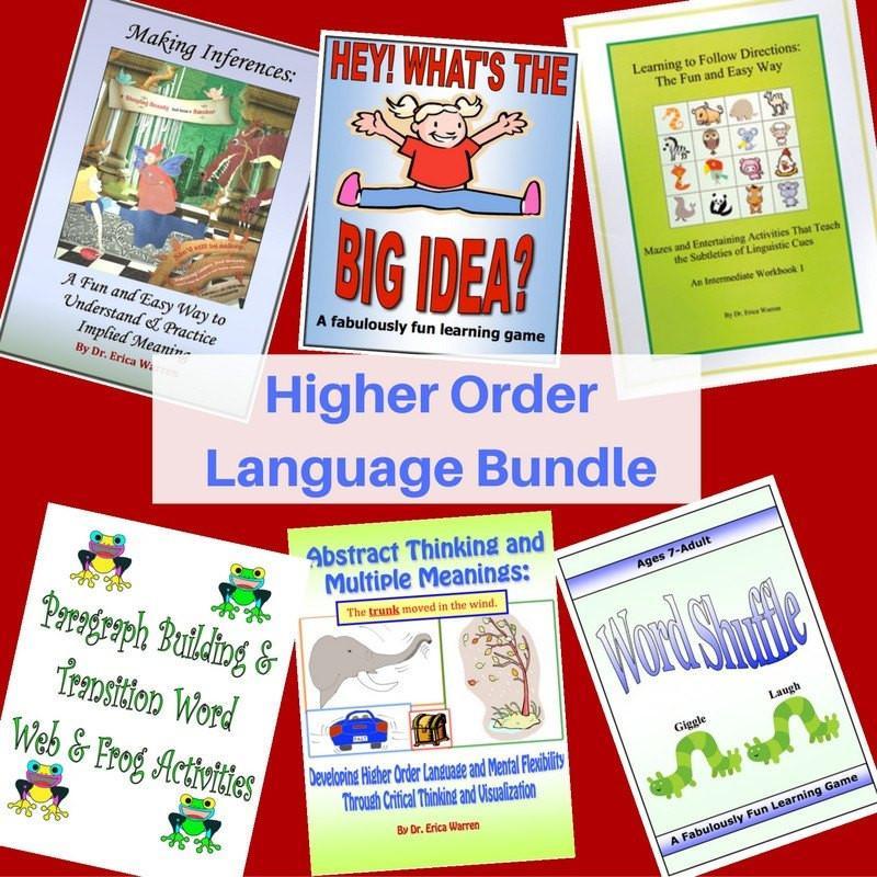 Higher Order Language Bundle | Good Sensory Learning