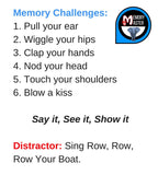 Card from the Memory Master Card Game