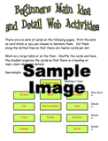 Illustrations of main idea and details activities