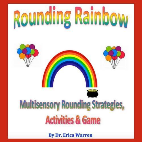 Rounding Rainbow cover page with a rainbow and balloons