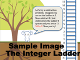 A sample image from the Integer Ladder of a bunny and a ladder
