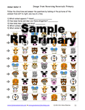 Reversing Reversals Primary Sample page offers rows of animals