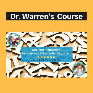 Cover image for Dr. Warren's spelling course 