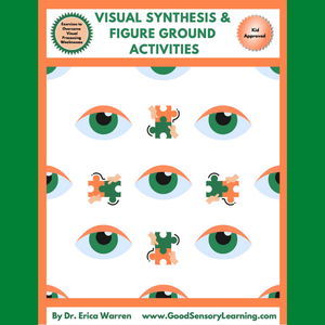 Visual Synthesis and Figure Ground Cover page with eyes and puzzle pieces
