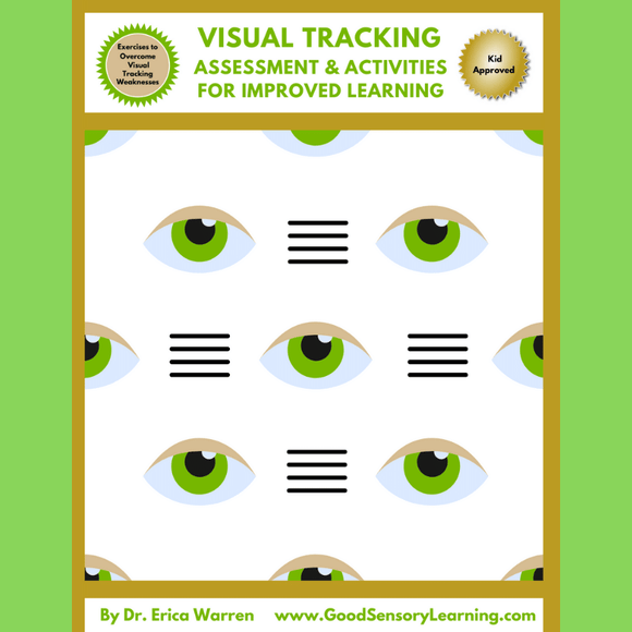 Cover with eyes for Visual Tracking Assessment and Activities
