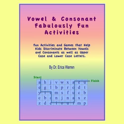 Colorful cover of Vowel and Consonant Fabulous Fun
