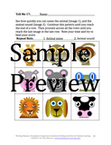 Working Memory game with colorful animals