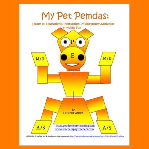 Cover image of a pet mobile that helps kids learn order of operations