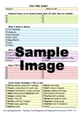 Sample test preparation sheet